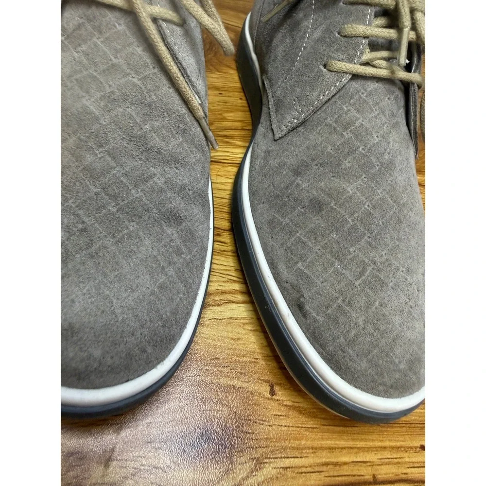 Igi&Co Men's Suede Lace Up Sneakers Grey Made in Italy EU 40 Low Top Shoes